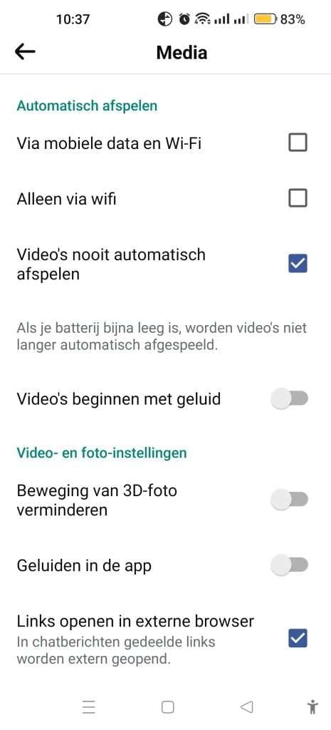 Facebook Browser uitzetten 3 2024